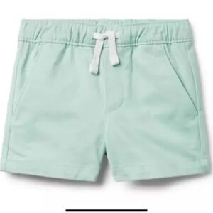 Janie and Jack Soft Green Kids Shorts
